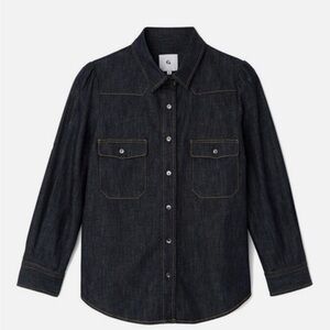 G Label / Goop | Elise Denim Shirt | Dark Wash Denim | Size 6